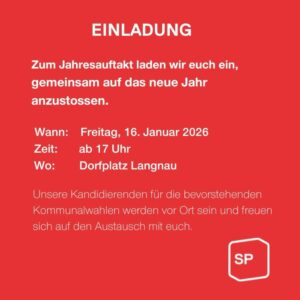 Informationen Neujahrsapero